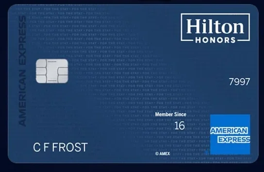Hilton Honors Card - Puntos en hoteles